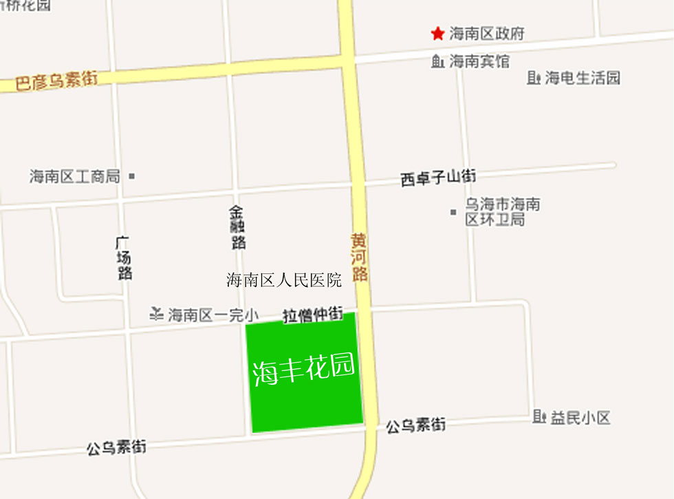 海丰花园地理位置
